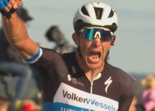 De Jong stunt met eerste profzege op VAM-berg, Laporte nieuwe leider in Tour of Holland