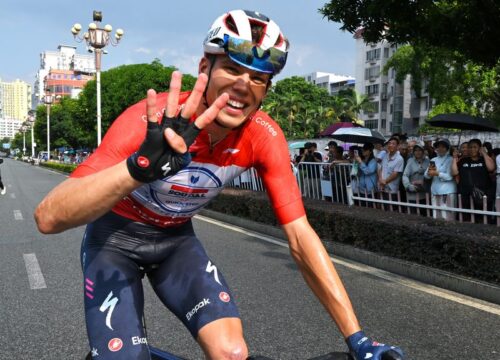 Vier op een rij voor Magnier in Quangxi, alleen Pogacar won vaker dan 21-jarig talent