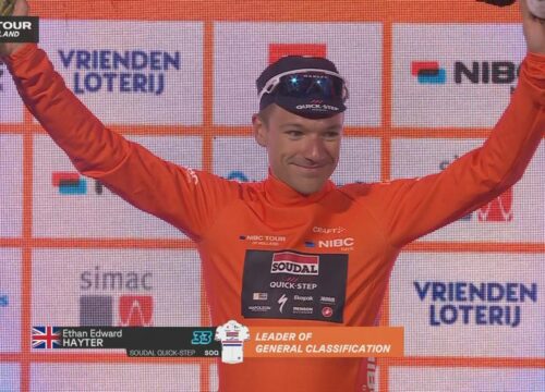 Eerste oranje trui in Tour of Holland voor Brit Hayter na zege in proloog
